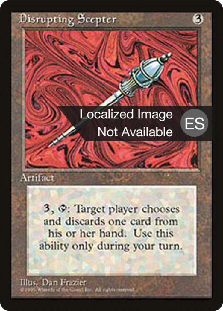 Disrupting Scepter (4BB-316) - Fourth Edition Foreign Black Border