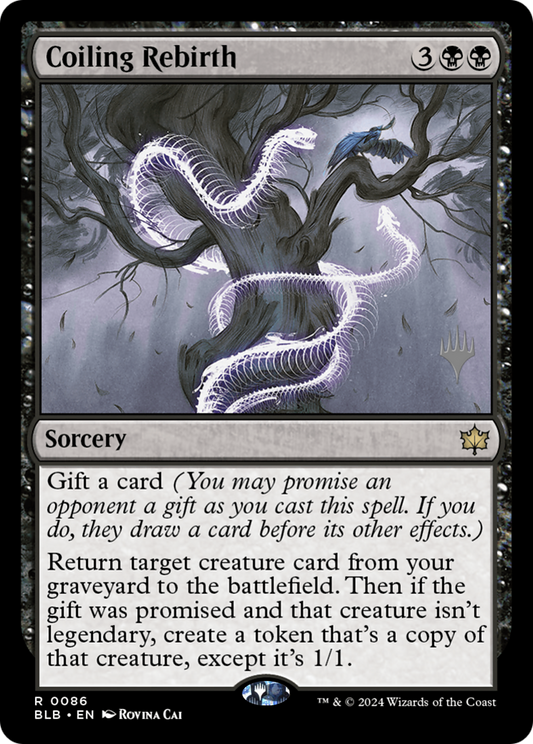Coiling Rebirth (PPBLB-086) - Bloomburrow Promos Foil (Promo Pack)