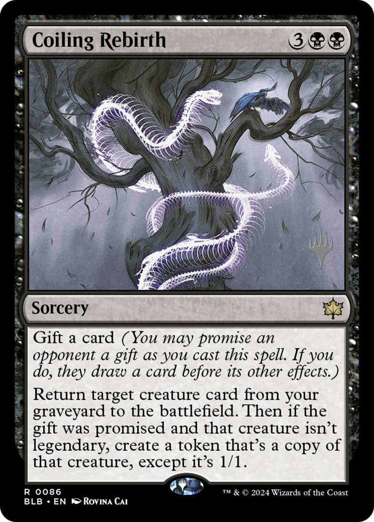 Coiling Rebirth (PPBLB-086) - Bloomburrow Promos (Promo Pack)