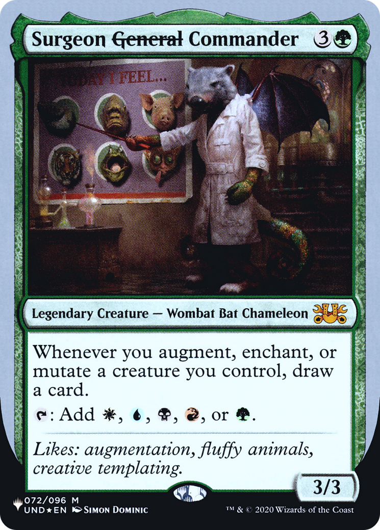 Surgeon General Commander (ULST-042) - The List (Unfinity Foil Edition) Foil