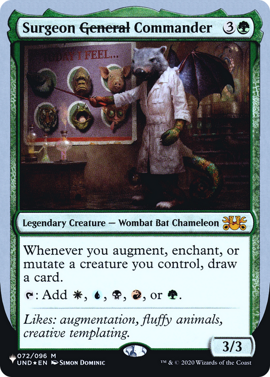 Surgeon General Commander (ULST-042) - The List (Unfinity Foil Edition) Foil