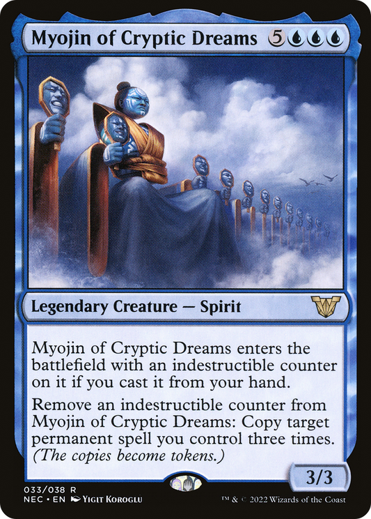 Myojin of Cryptic Dreams (NEC-033) - Neon Dynasty Commander Foil