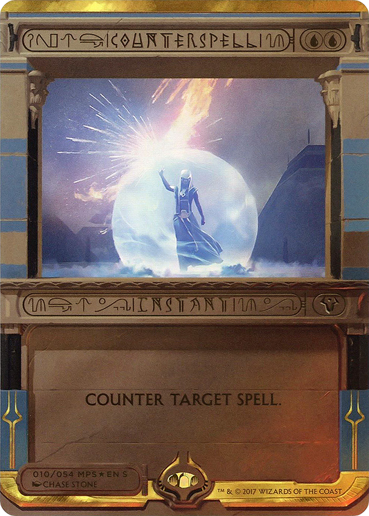 Counterspell (MP2-010) - Amonkhet Invocations (Borderless) Foil