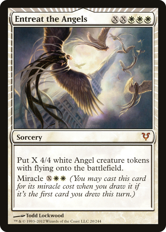 Entreat the Angels (AVR-020) - Avacyn Restored: (miracle)