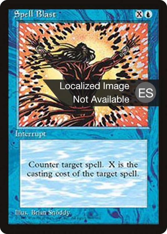 Spell Blast (4BB-103) - Fourth Edition Foreign Black Border