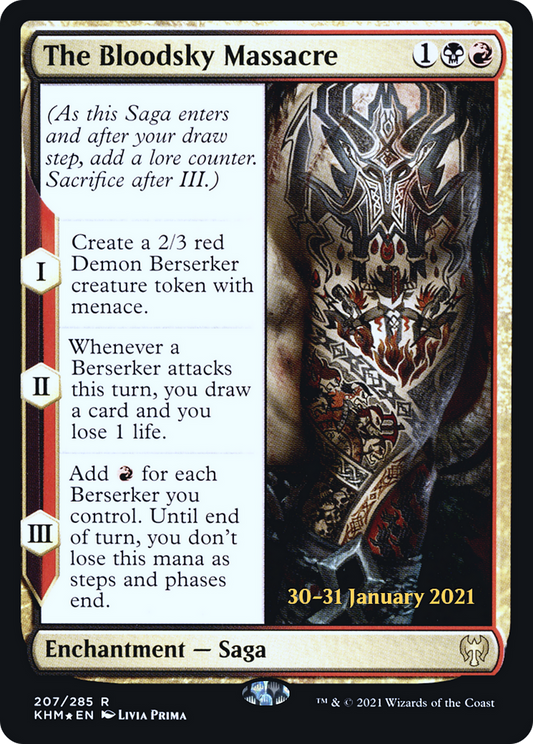 The Bloodsky Massacre (PKHM-207S) - Kaldheim Promos Foil