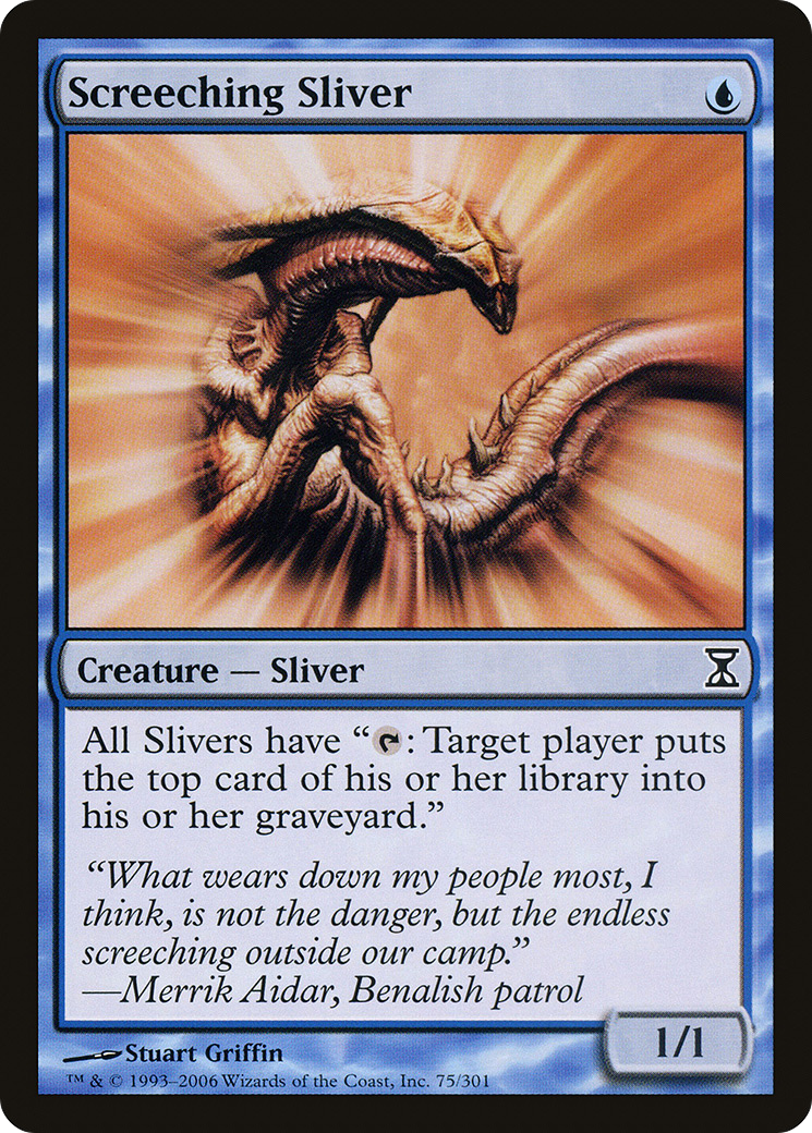 Screeching Sliver (TSP-075) - Time Spiral Foil