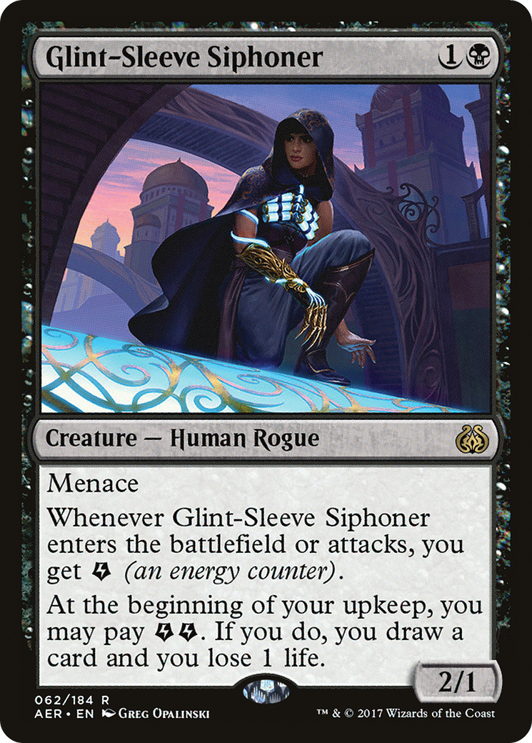 Glint-Sleeve Siphoner (AER-062) - Aether Revolt Foil