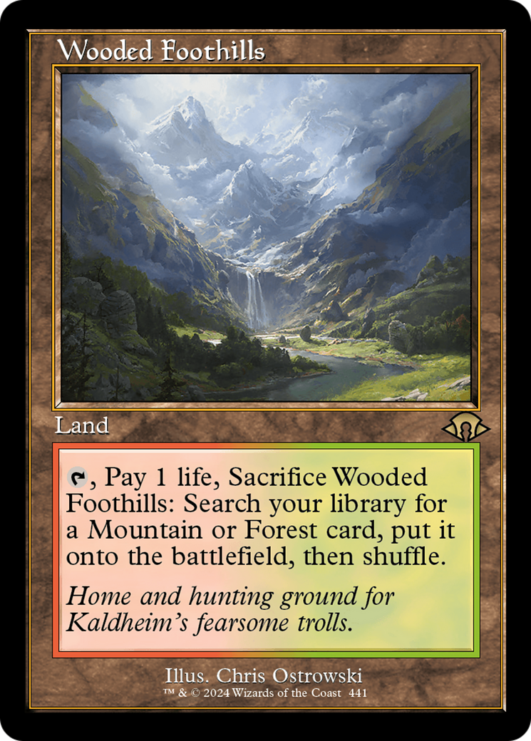 Wooded Foothills (MH3-441) - Modern Horizons 3 Foil