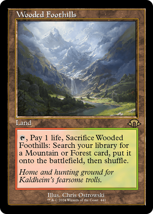 Wooded Foothills (MH3-441) - Modern Horizons 3 Foil