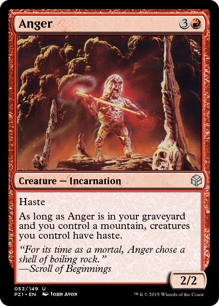 Anger (PZ1-053) - Legendary Cube Prize Pack