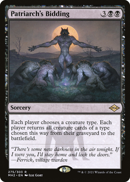 Patriarch's Bidding (MH2-275) - Modern Horizons 2 Foil