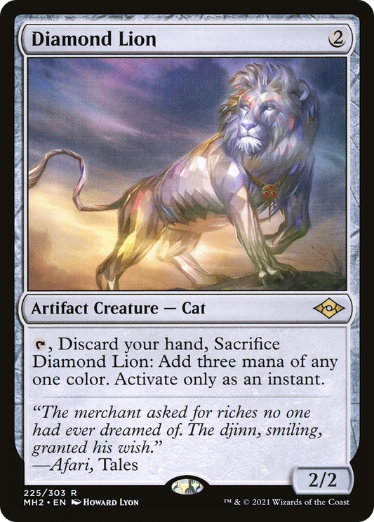 Diamond Lion (MH2-225) - Modern Horizons 2 Foil