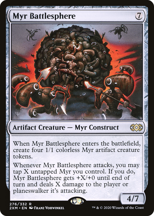 Myr Battlesphere (2XM-276) - Double Masters Foil