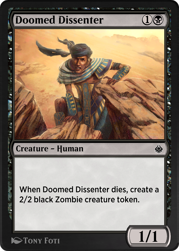 Doomed Dissenter (AKR-101) - Amonkhet Remastered