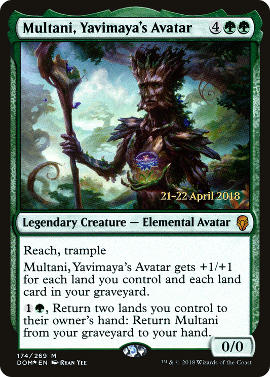 Multani, Yavimaya's Avatar (PDOM-174S) - Dominaria Promos Foil