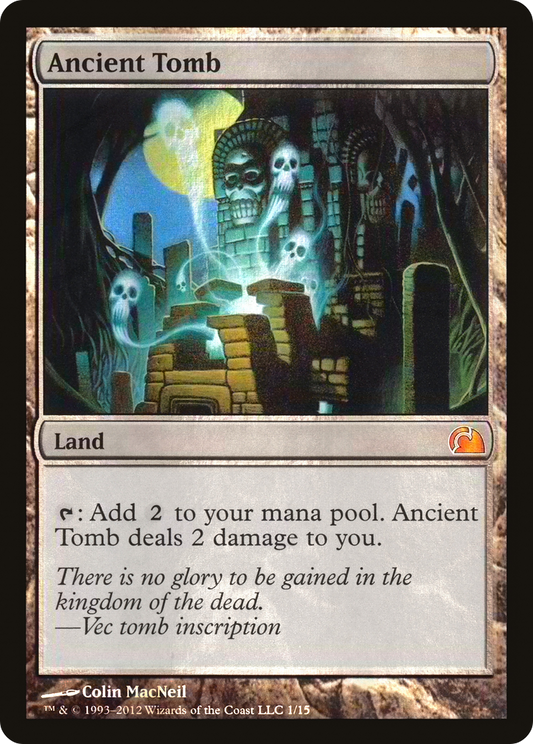 Ancient Tomb (V12-001) - From the Vault: Realms Foil