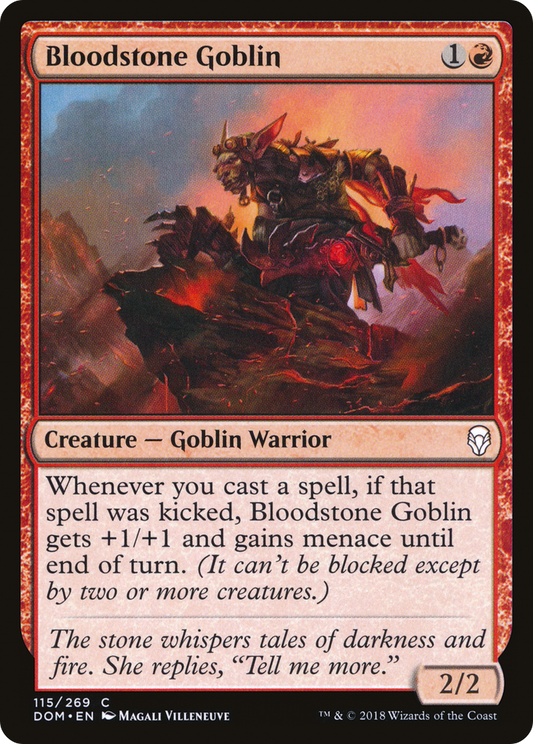 Bloodstone Goblin (DOM-115) - Dominaria Foil