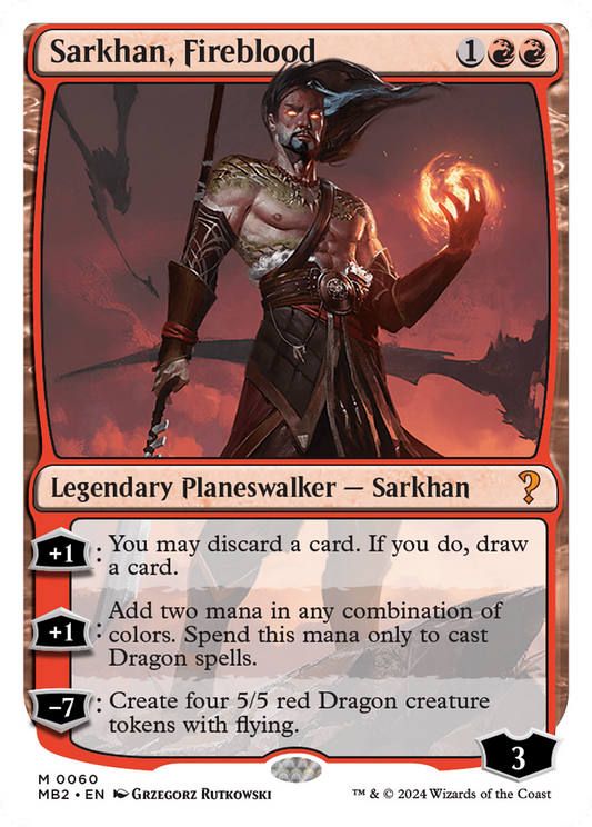 Sarkhan, Fireblood (MB2-060) - Mystery Booster 2