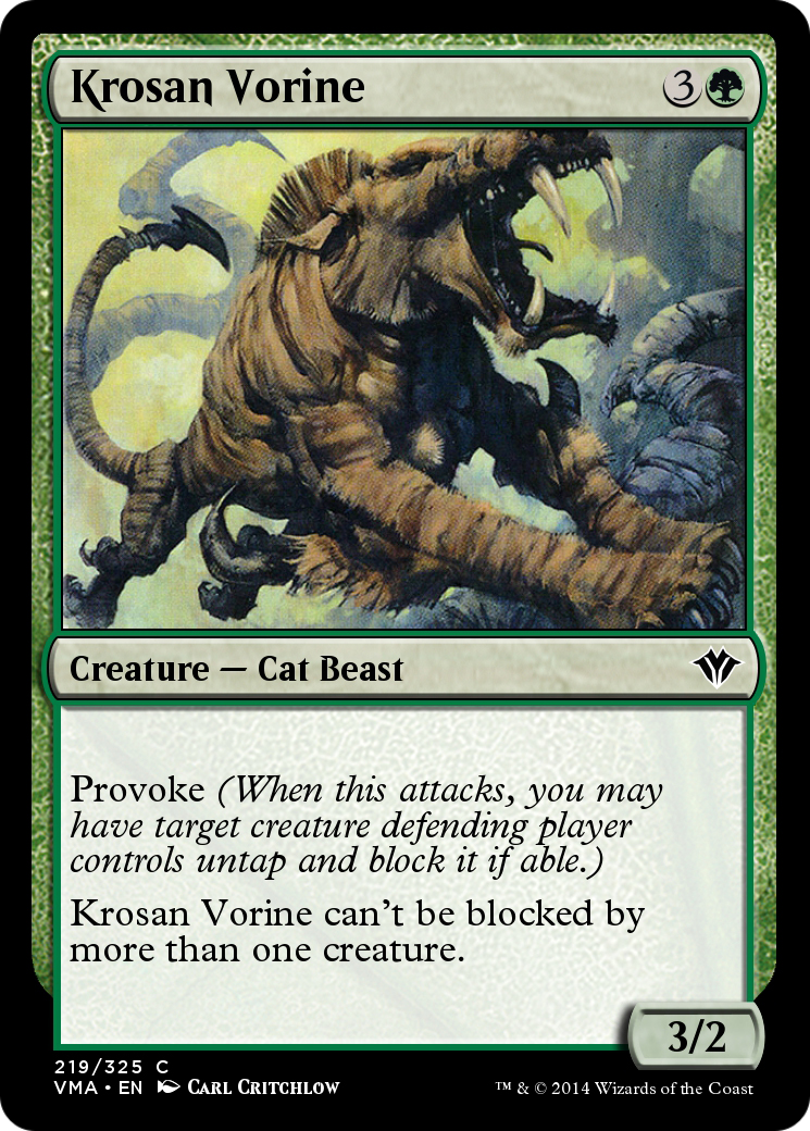 Krosan Vorine (VMA-219) - Vintage Masters