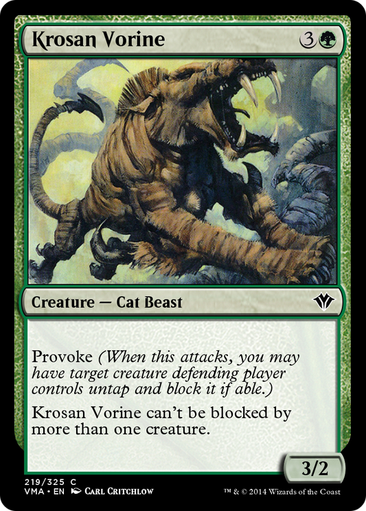 Krosan Vorine (VMA-219) - Vintage Masters