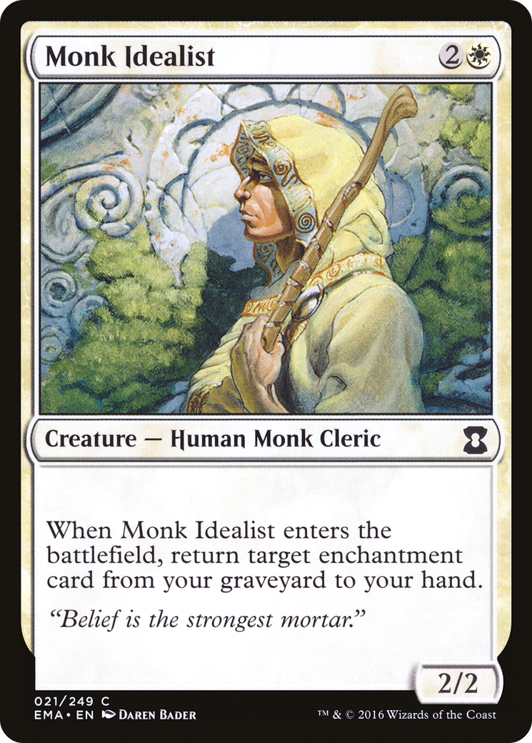 Monk Idealist (EMA-021) - Eternal Masters Foil