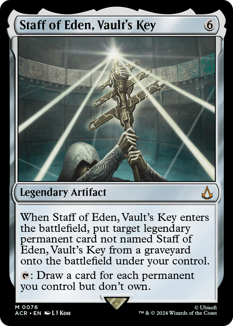 Staff of Eden, Vault's Key (ACR-076) - Assassin's Creed Foil