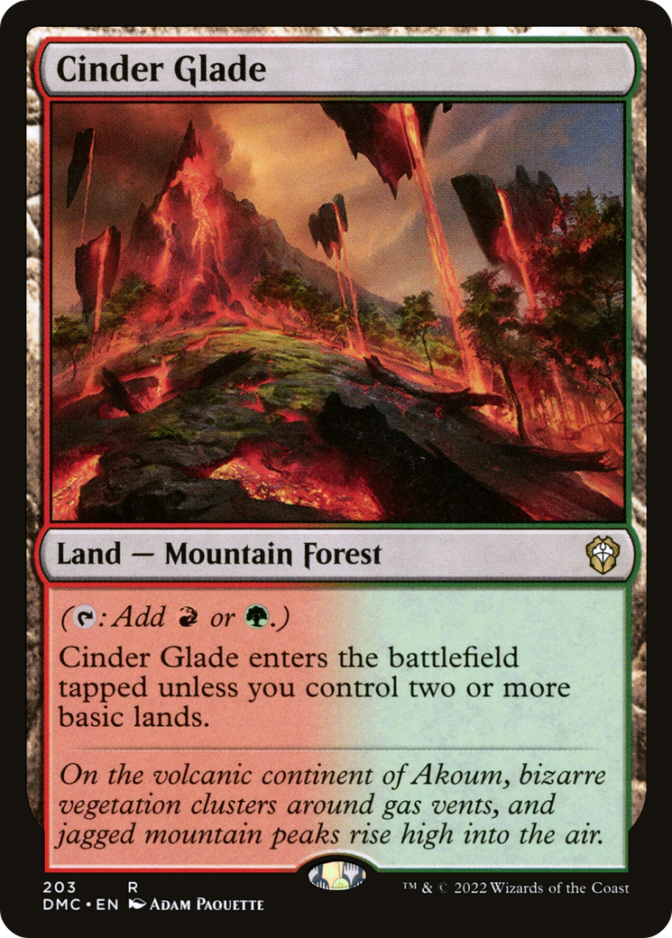 Cinder Glade (DMC-203) - Dominaria United Commander