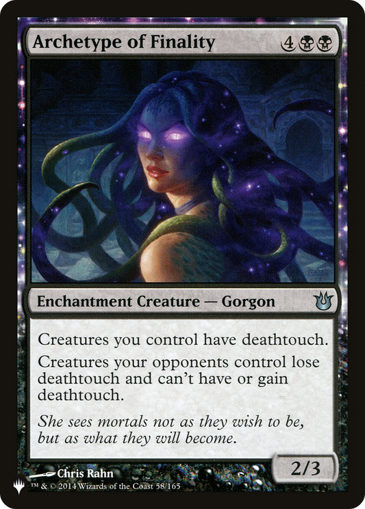 Archetype of Finality (LIST-BNG-58) - The List