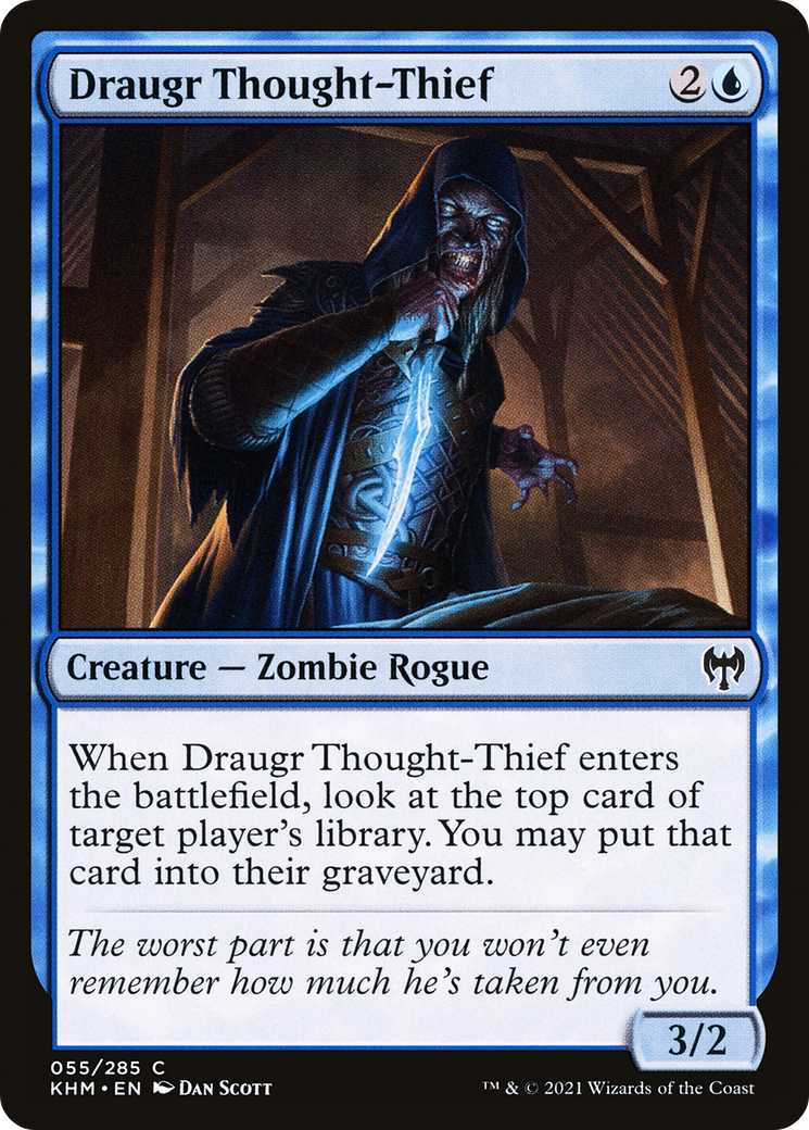 Draugr Thought-Thief  (KHM-055) - Kaldheim Foil