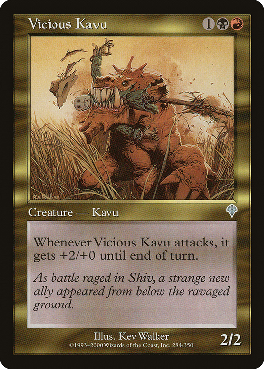 Vicious Kavu (INV-284) - Invasion Foil