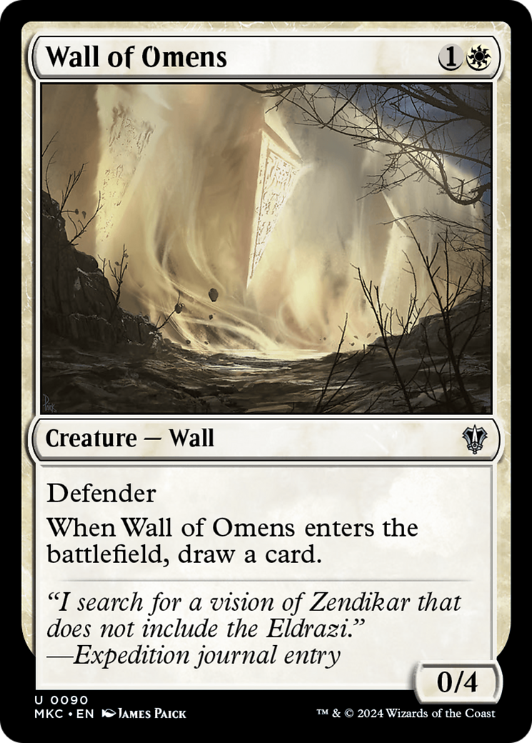 Wall of Omens (MKC-090) - Murders at Karlov Manor Commander