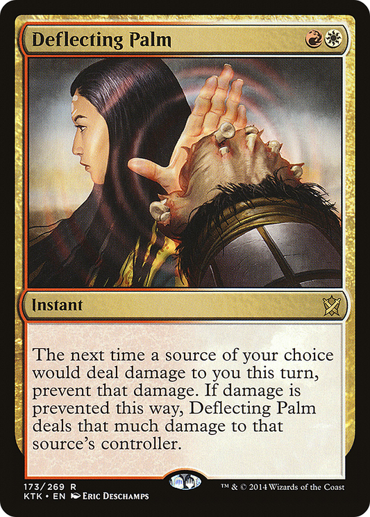 Deflecting Palm (KTK-173) - Khans of Tarkir Foil