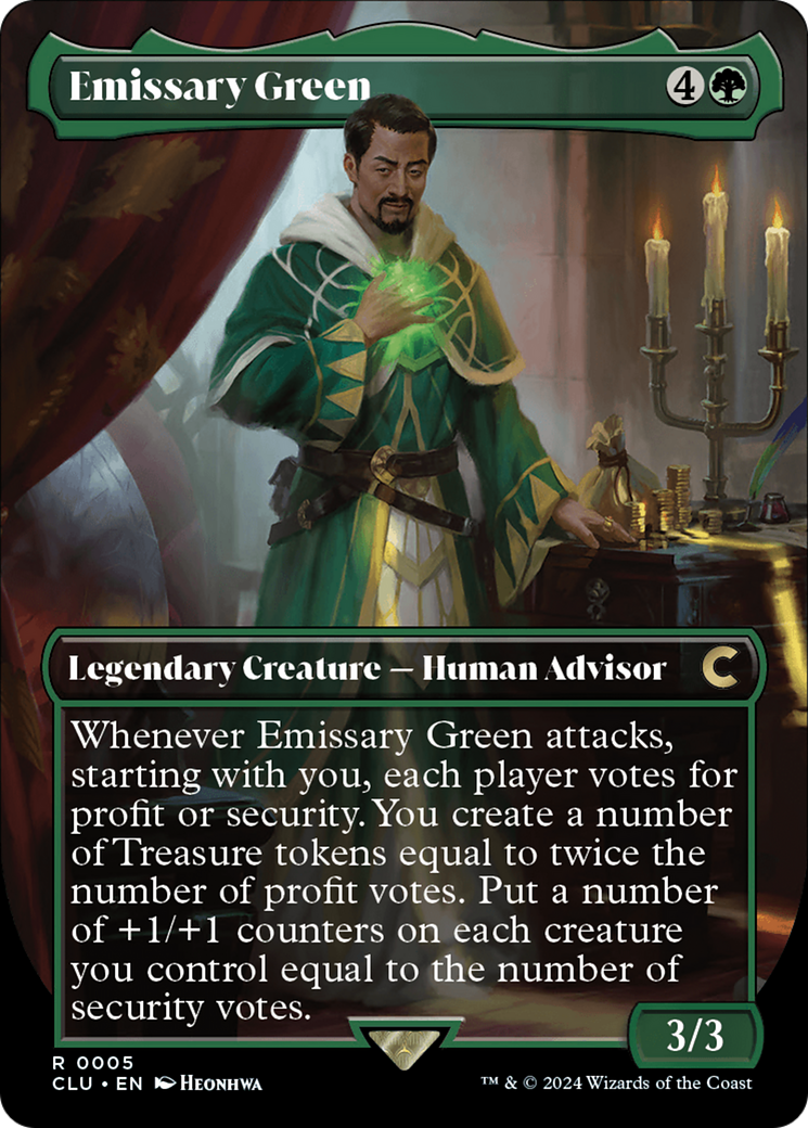 Emissary Green (CLU-005) - Ravnica: Clue Edition (Borderless)