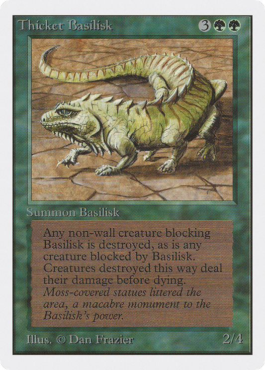 Thicket Basilisk (2ED-219) - Unlimited Edition