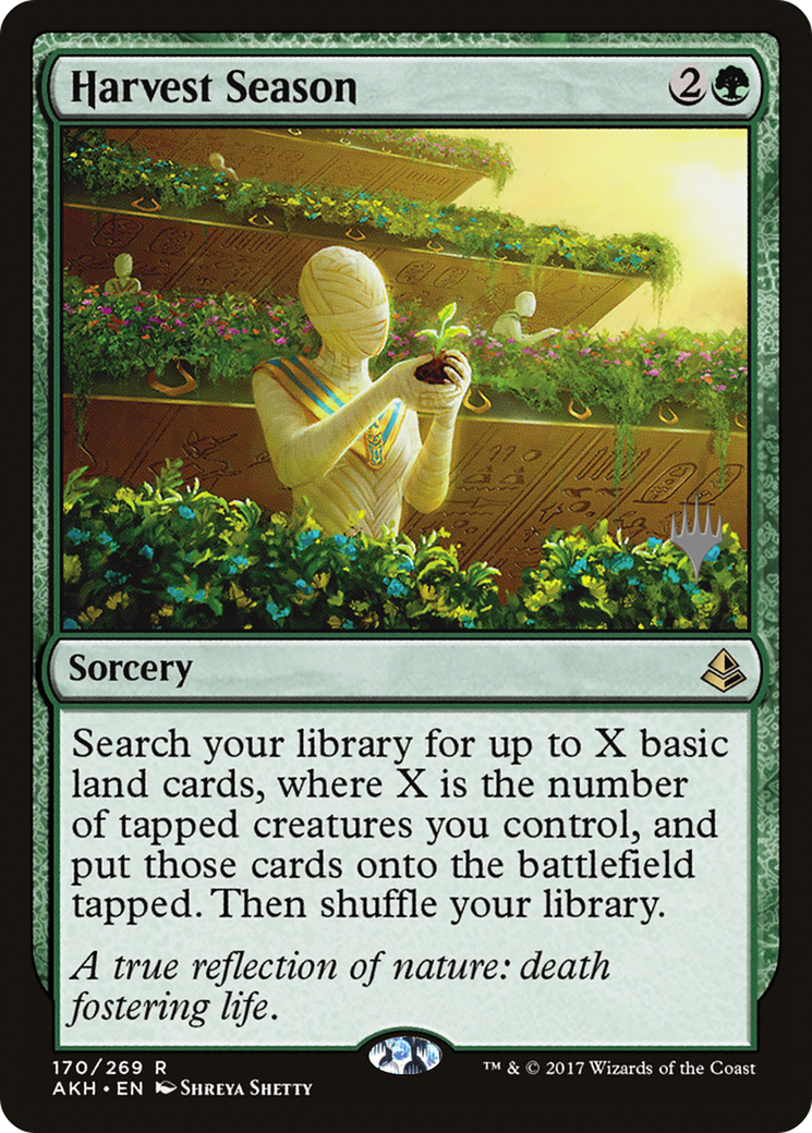 Harvest Season (PPM21-170) - Amonkhet Promos (Promo Pack) Foil