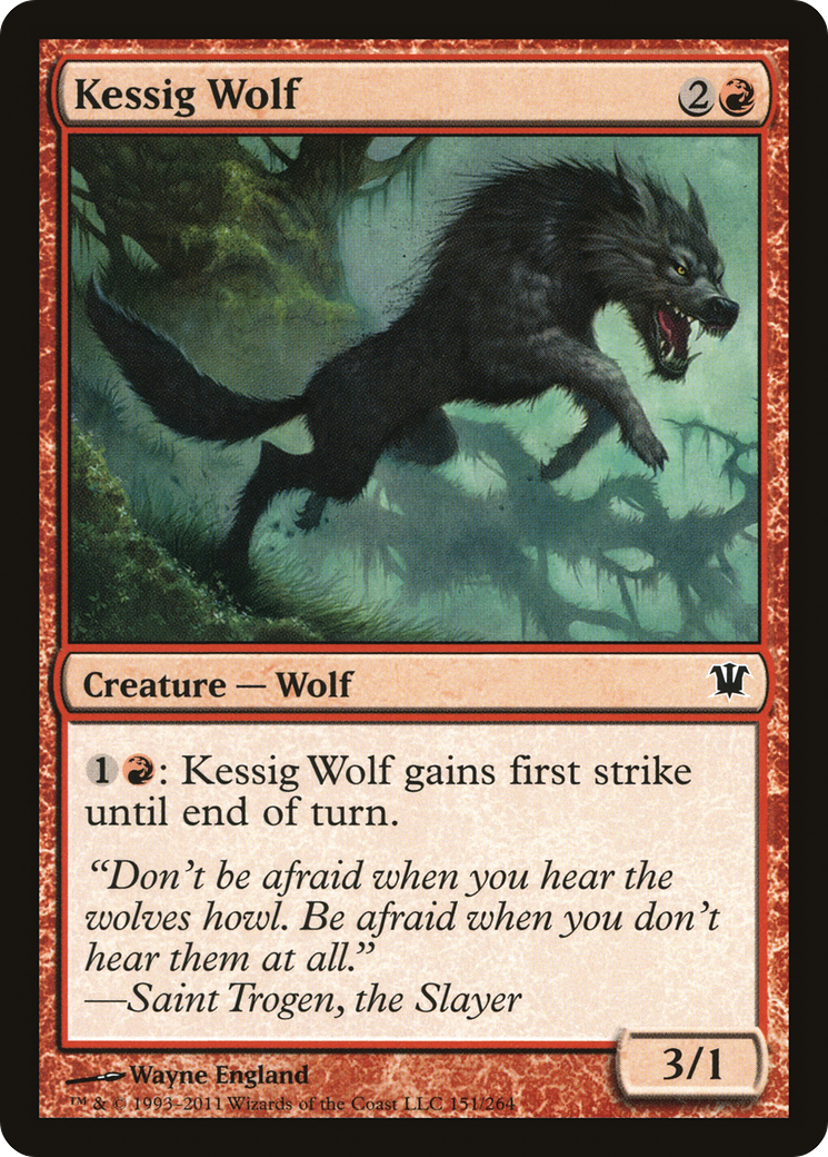 Kessig Wolf (ISD-151) - Innistrad Foil