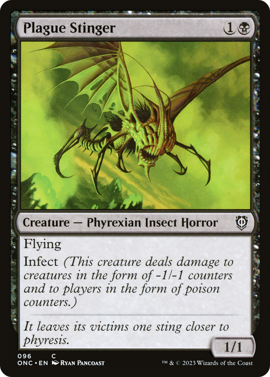 Plague Stinger (ONC-096) - Phyrexia: All Will Be One Commander