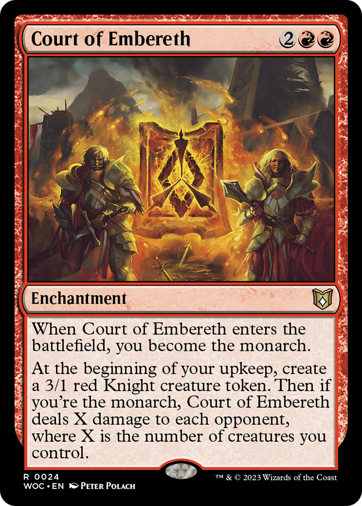 Court of Embereth (WOC-024) - Wilds of Eldraine Commander Foil