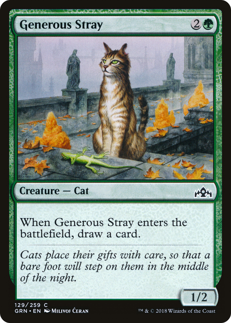 Generous Stray (GRN-129) - Guilds of Ravnica Foil