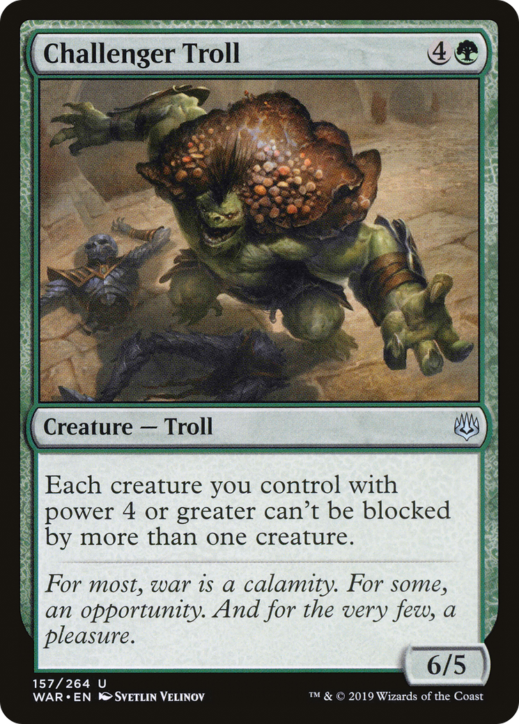 Challenger Troll (WAR-157) - War of the Spark Foil