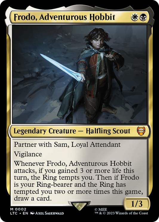 Frodo, Adventurous Hobbit (LTC-002) - Tales of Middle-earth Commander Foil