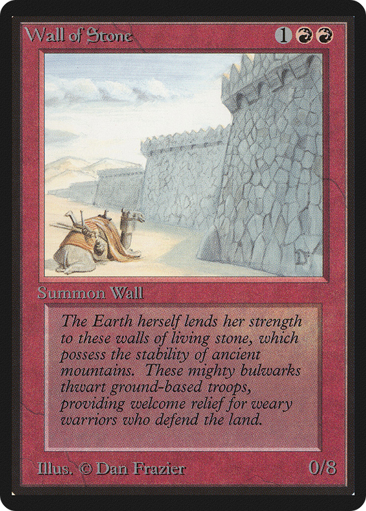 Wall of Stone (LEB-183) - Limited Edition Beta