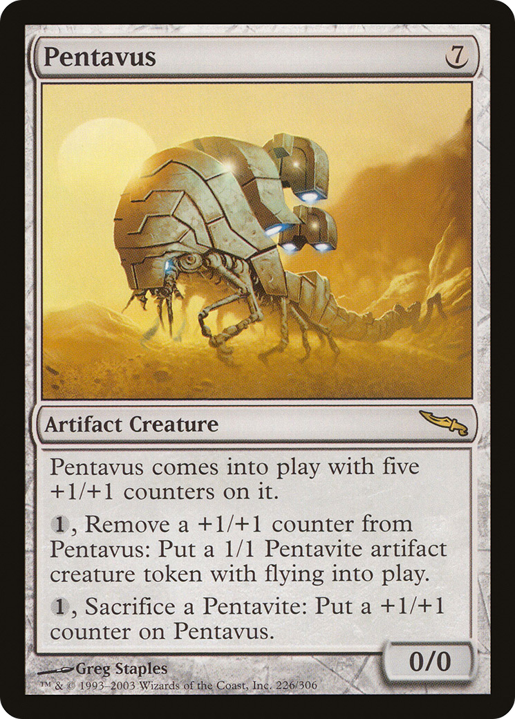 Pentavus (MRD-226) - Mirrodin Foil