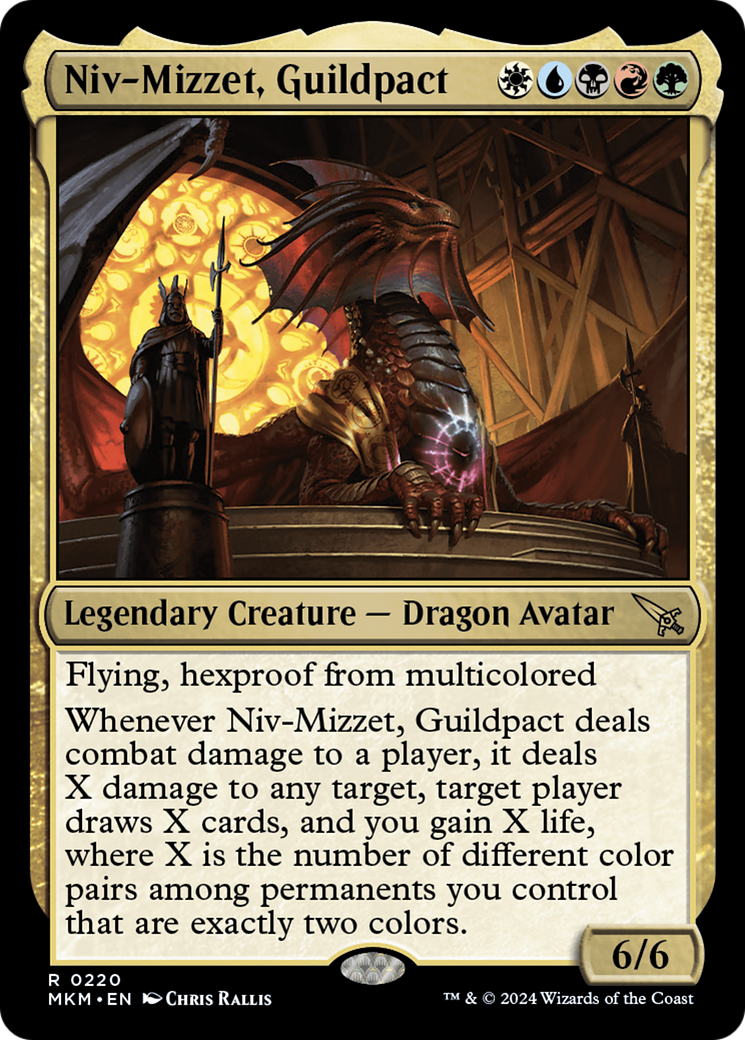 Niv-Mizzet, Guildpact (MKM-220) - Murders at Karlov Manor Foil