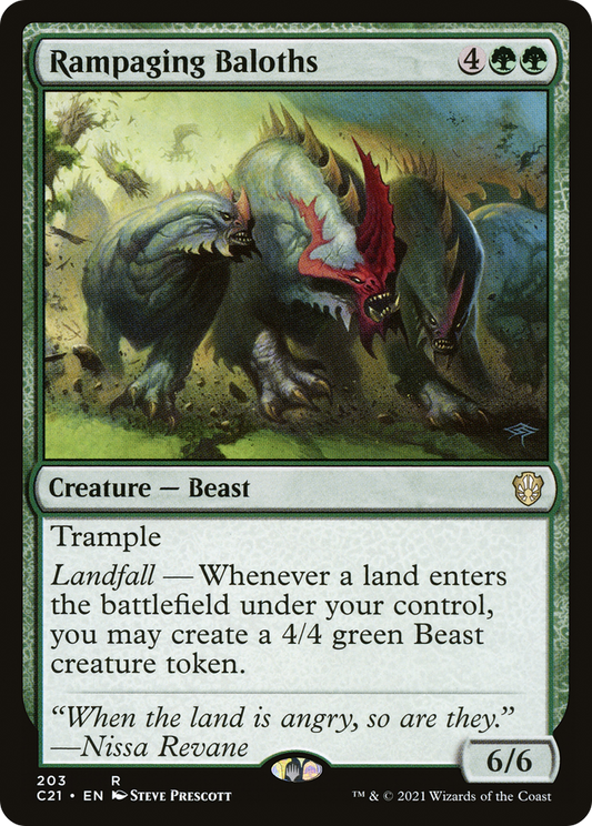 Rampaging Baloths (C21-203) - Commander 2021