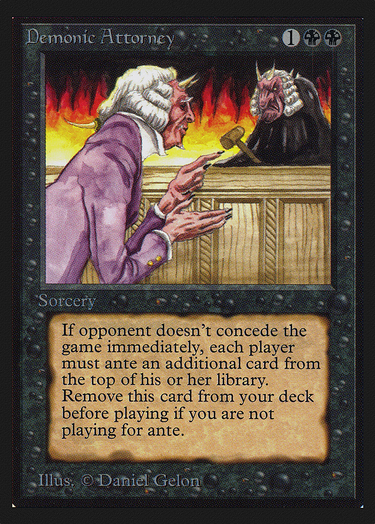 Demonic Attorney (CED-103) - Collectors' Edition