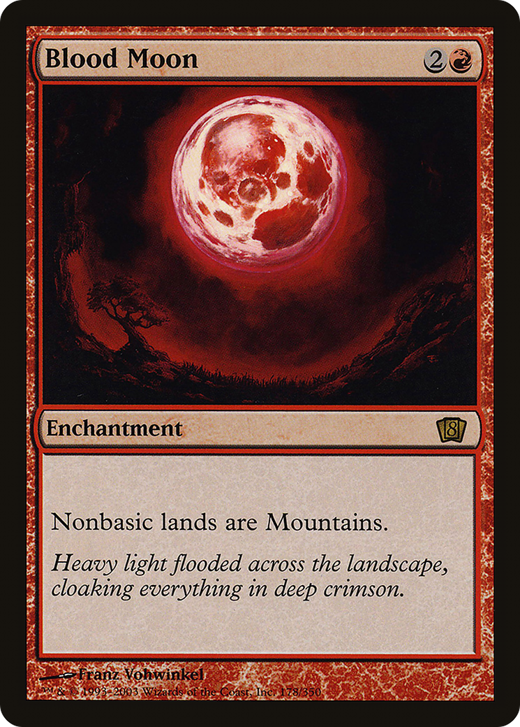 Blood Moon (8ED-178★) - Eighth Edition Foil