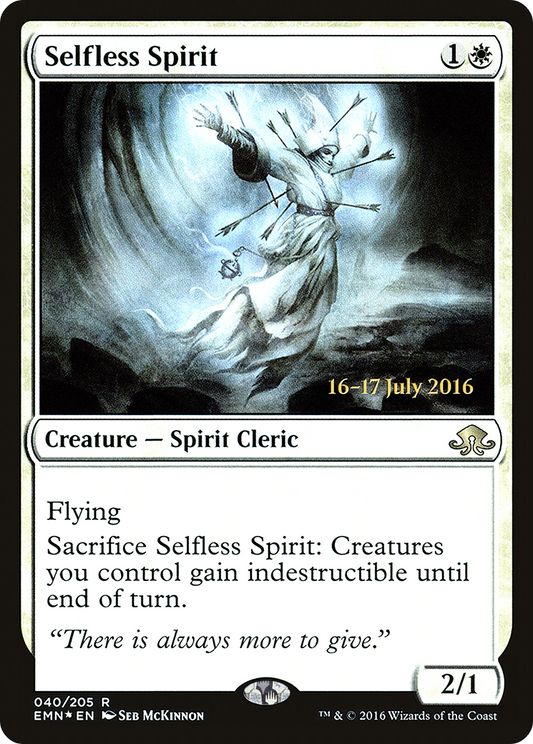 Selfless Spirit (PRE-40S) - Eldritch Moon Promos (Prerelease) Foil
