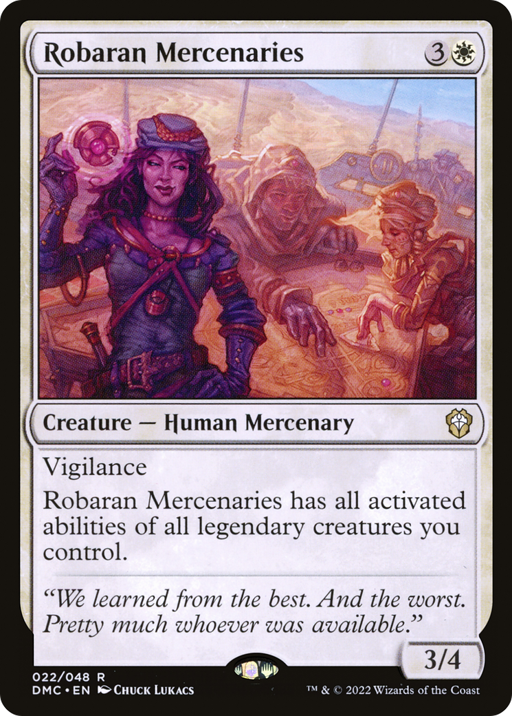 Robaran Mercenaries (DMC-022) - Dominaria United Commander